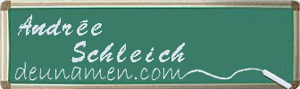 Andrée Schleich Visitenkarte